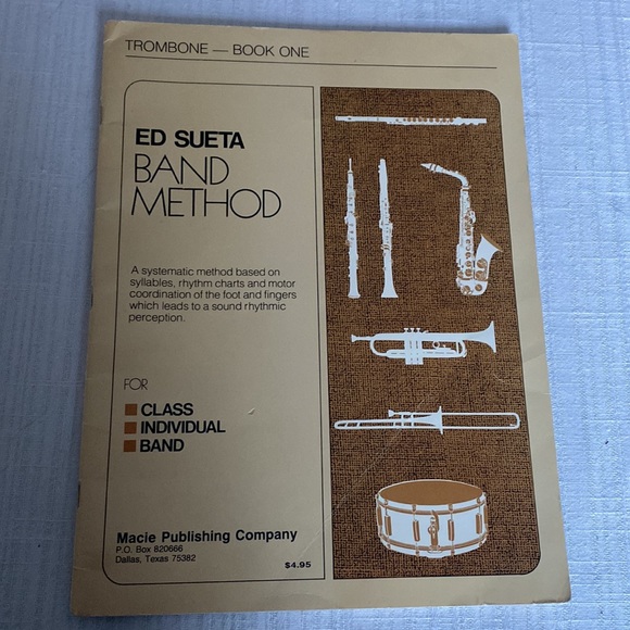 VTG - 3 Ed Sueta Band Method Books - flute, trombone, & trumpet/cornet - Picture 2 of 10